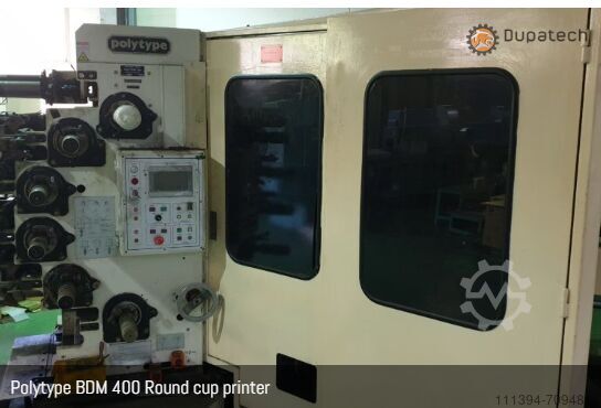 ПРИНТЕР ДЛЯ КРУГЛЫХ ЧАШЕК POLYTYPE BDM 400 Polytype BDM 400