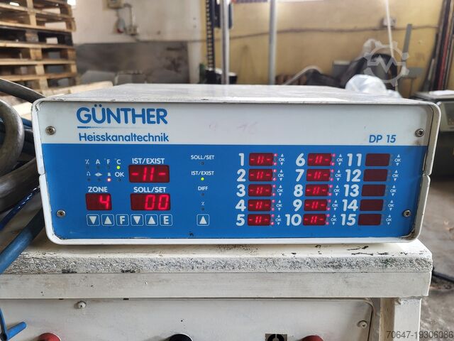 Горячеканальный блок 10 секций Günther DP15/10