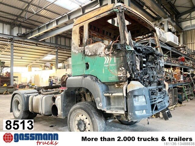 Сельскохозяйственная машина MAN TGS 18.480 4x4 BLS, VORDERACHSE, BRANDSCHADEN