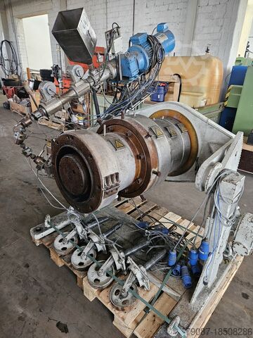 Головка трубы BATTENFELD PP/PE [корзина с ситом] с коэкструдером BATTENFELD PO 250/600 SI Siebkorb mit Co-Extruder E