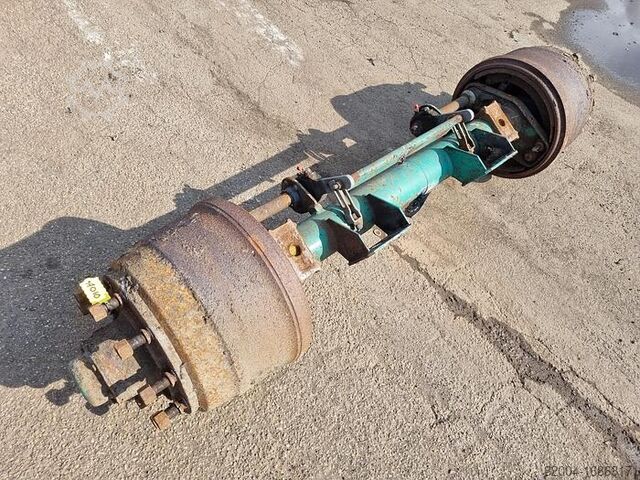 Ось ROR trailer axle | double tires | drum brakes