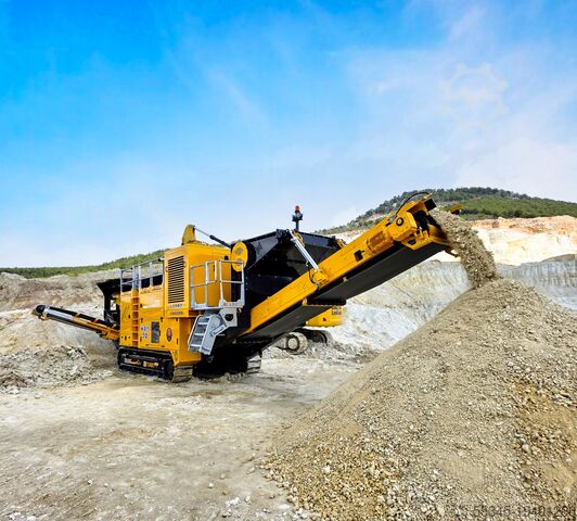 дробильное оборудование FABO Crushing equipment FTI-110 mobile impact crusher