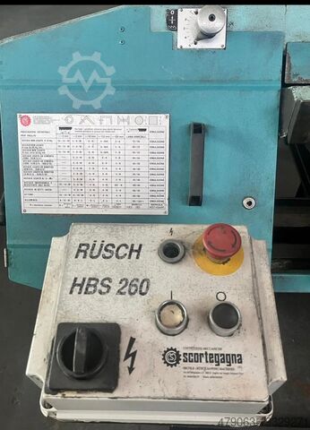 Пила RUSCH мод. HBS 260 RUSH HBS 260