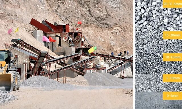 дробильное оборудование Mobile / Stationary Rock Crushing Plant 50-400 t/h stone crushing plant
