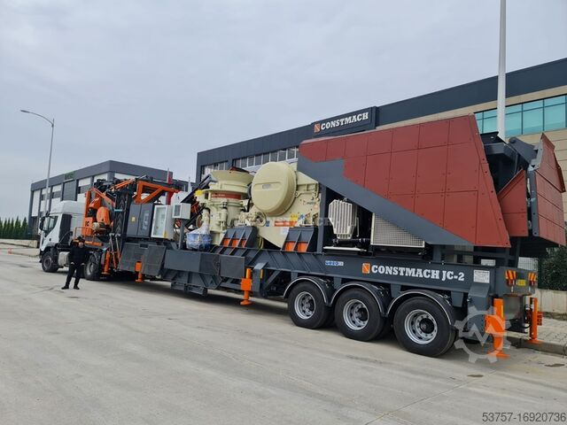 дробильное оборудование Constmach 60 TPH mobile crushing plant