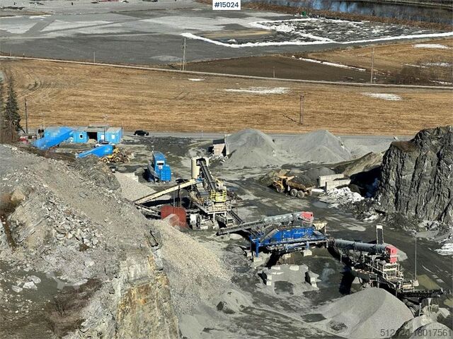 Дробилка для мусора  Komplett knuseverk m/ matestasjon, sikteverk, tran