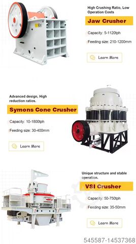 дробильное оборудование Stone crusher /rock crushing equipment Fixed & Mobile stone crushing plant