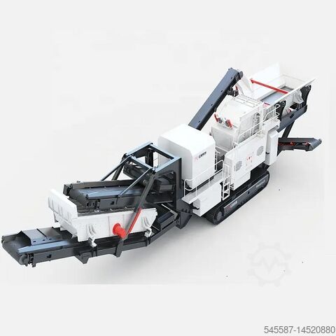 гусеничный мобильная дробилка Crawler / Track Mounted Mobile Crusher 200 t/h for sand gravel crushing plant