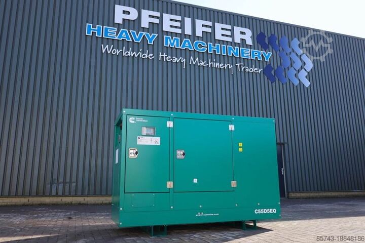 Агрегат Cummins C55D5EQ Declaration of Conformity, Diesel, 55kVA,