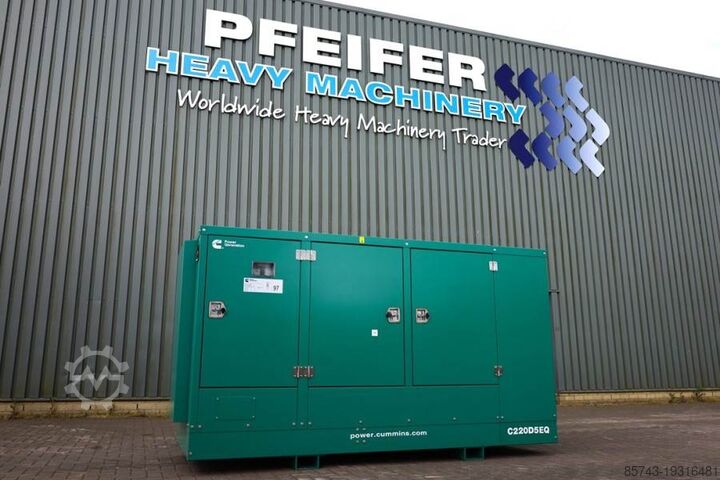 Агрегат Cummins C220D5EQ Declaration of Conformity, Diesel, 220kVA