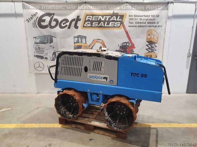 Одновальцовый каток WEBER TRC 86 Grabenwalze / 2020 / Funk / nur 112h