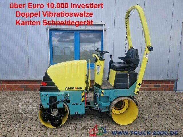 Одновальцовый каток Ammann AV 16-2 Tandem Vibrationswalze Kanten Schneider