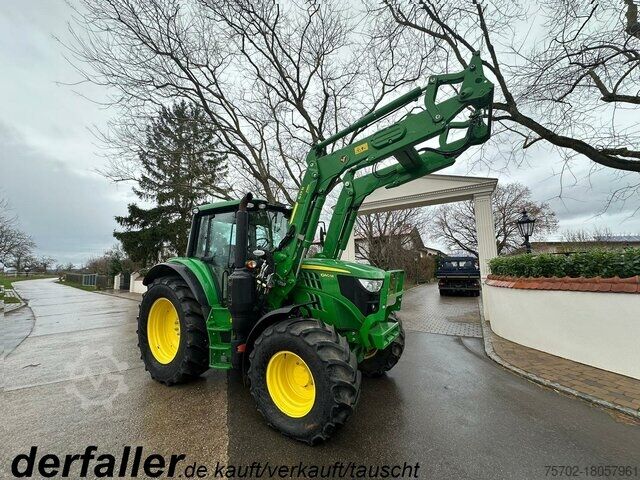 Трактор John-Deere 6140M Allrad mit Industriefrontlader