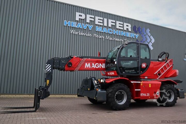 Телескопический погрузчик Magni RTH 6.25 Valid inspection, *Guarantee! 6t Cap. 25m
