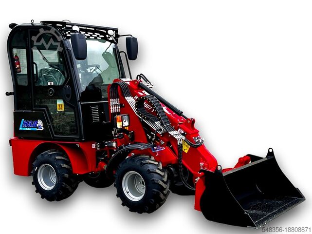 Телескопический погрузчик, компактный погрузчик с телескопической стрелой. H&R Teleskopradlader 1607T