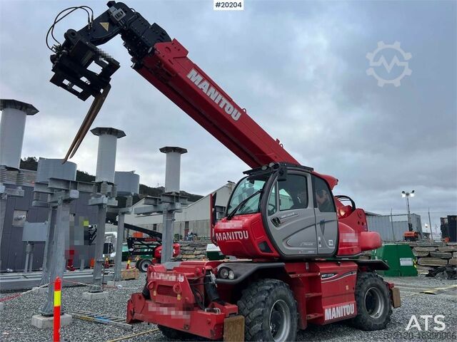 Телескопический погрузчик Manitou MRT2550+ Telescopic forklift w/ pallet forks