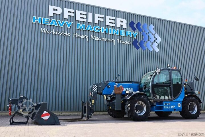 Телескопический погрузчик Magni TH5,5.15-D7/D Diesel, 4x4x4 Drive, 5.5t Capacity,