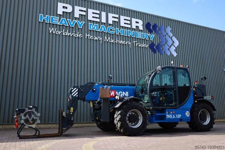 Телескопический погрузчик Magni TH5,5.15-D7/D Diesel, 4x4x4 Drive, 5.5t Capacity,