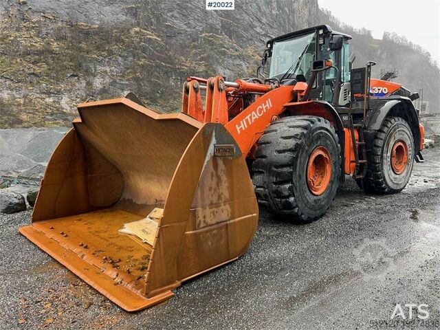 Колесный погрузчик Hitachi zw370-6 wheel loader w/ scale, printer & bucket