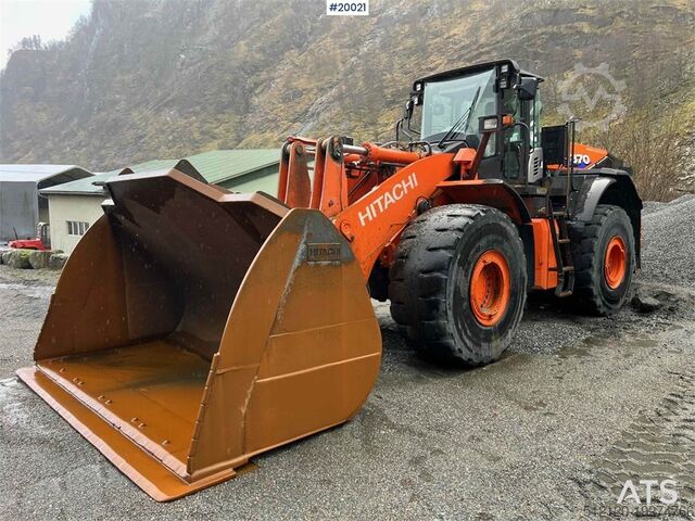 Колесный погрузчик Hitachi zw370-6 Wheel loader w/ scale, printer and bucket