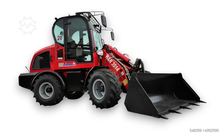 колесный погрузчик, погрузчик для двора, погрузчик H&R Radlader 3514