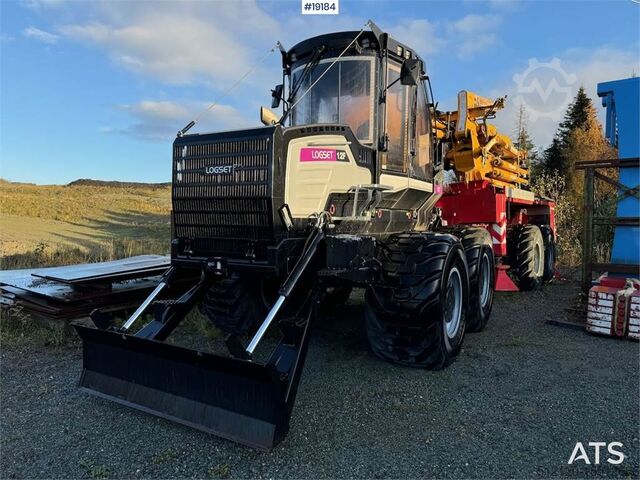 Подъемный инструмент Logset 12F load carrier w/ World Power 180 T/M crane from