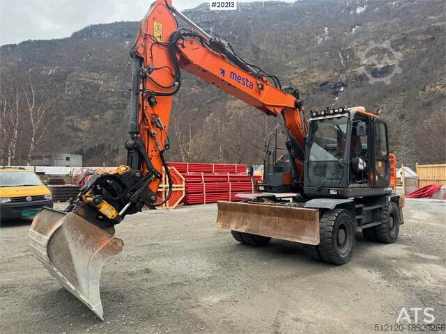 Гусеничный экскаватор Doosan DX165W-5 wheeled machine w/ K80 hitch with electri