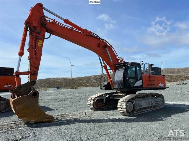 Гусеничный экскаватор Hitachi zx530LCH-6 excavator w/ bucket. WATCH VIDEO