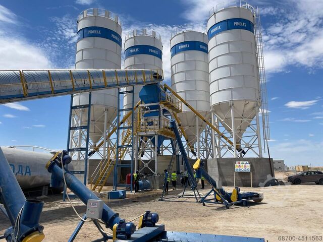 Стационарная бетоносмесительная установка PROMAX Fix Concrete Batchin Plant S200 -TWN (200m3/h)