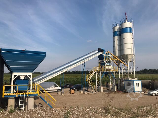Стационарная бетоносмесительная установка PROMAX Concrete Batching Plant S100-TWN (100m3/h)