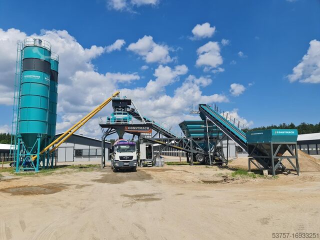 мобильная бетоносмесительная установка 100 m3/h mobile concrete batching plant 100 m3/h mobile concrete batching plant