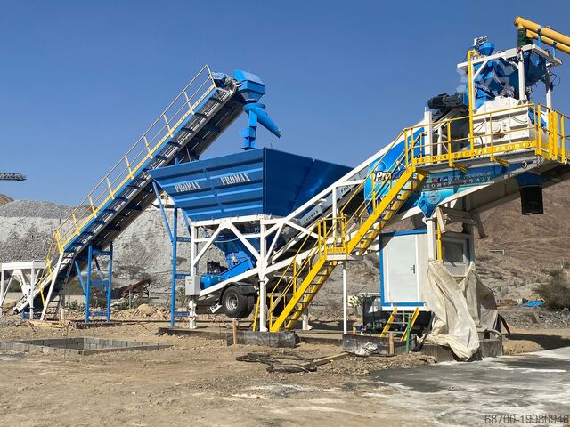 мобильная бетоносмесительная установка PROMAX Mobile Concrete Batching Plant 60m3/h