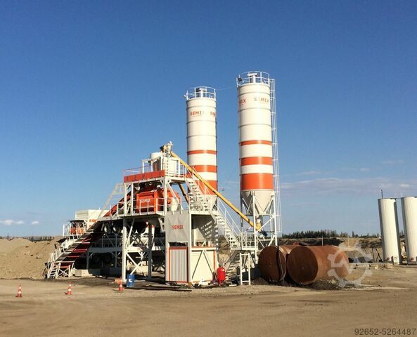 Мобильная установка по производству бетонных смесей 160S4 SEMIX Mobile 160S4