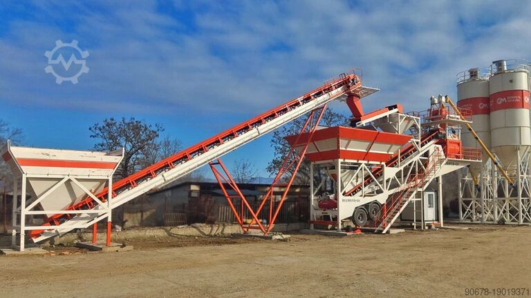 Мобильный бетонный завод General Makina Diamond 60