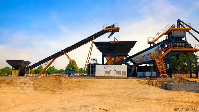 мобильная бетоносмесительная установка 120 m3/h mobile concrete mixing plant 120 m3/h mobile concrete mixing plant