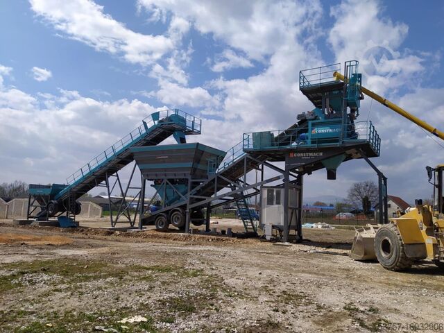 мобильная бетоносмесительная установка 100 m3/h mobile concrete batching plant 100 m3/h mobile concrete batching plant