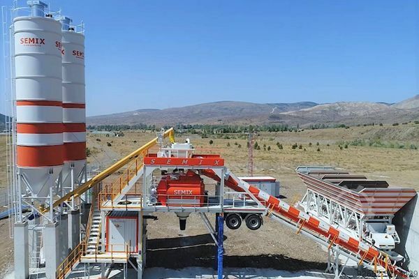 Мобильные бетоносмесительные установки Мобильная установка 160S4 SEMIX Mobile 160S4