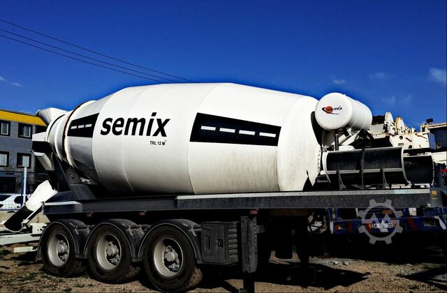 Прицепной бетоносмеситель SEMIX TRM12 SEMIX TRM12 Trailer Concrete Mixer