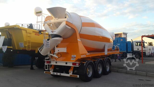 Прицепной бетоносмеситель SEMIX TRM12 SEMIX TRM12 TRM12 Trailer Concrete Mixer