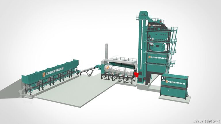 стационарный асфальтосмесительный завод Stationary asphalt mix plant Stationary asphalt mix plant