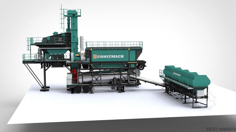 портативный асфальтосмесительный завод Batch type asphalt plant Batch type asphalt plant