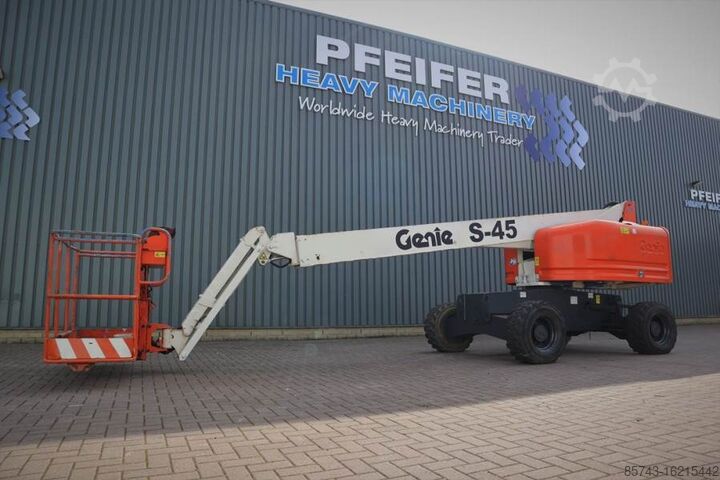 Телескопическая платформа Genie S45 Valid inspection, Diesel, 4x4 Drive, 15.72 m W