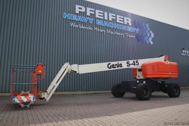 Телескопическая платформа Genie S45 Valid inspection, Diesel, 4x4 Drive, 15.72 m W