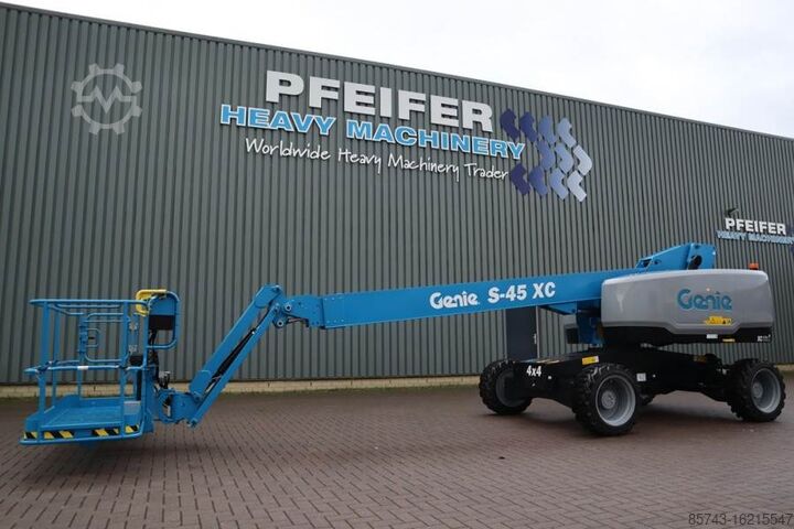 Телескопическая платформа Genie S45XC Valid inspection, *Guarantee! Diesel, 4x4 Dr