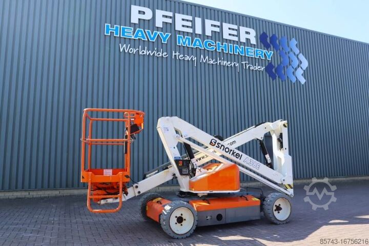 Шарнирно-телескопическая рабочая платформа Snorkel A38E Valid Inspection, Electric, 13.5m Working Hei