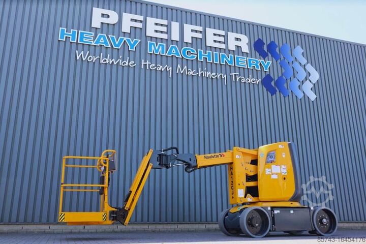 Шарнирно-телескопическая рабочая платформа Haulotte HA12CJ+ Valid inspection, *Guarantee! Electric, 12