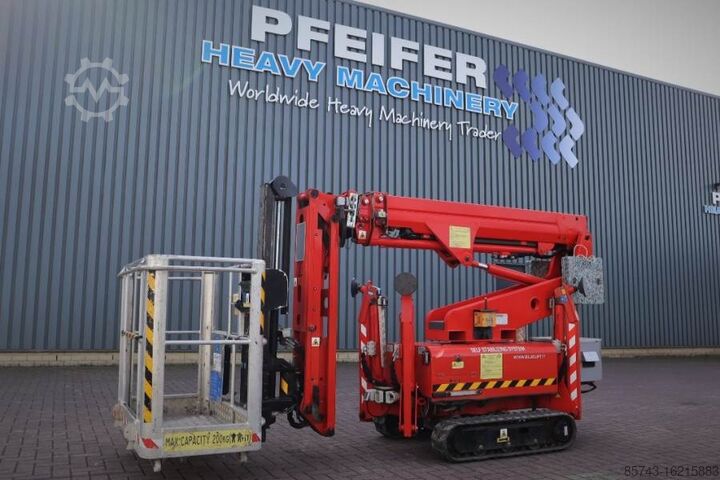 Шарнирно-телескопическая рабочая платформа Ruthmann BLUELIFT SA11P Electric, 11m Working Height, 8m Re