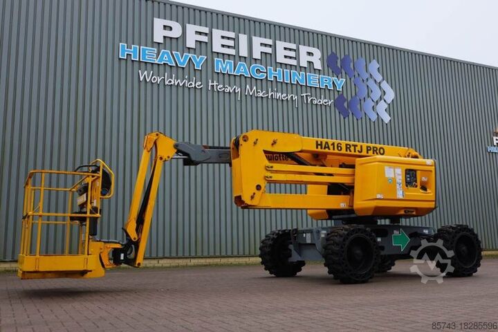 Шарнирно-телескопическая рабочая платформа Haulotte HA16RTJ Pro Diesel, 4x4x4 Drive, 16 m Working Heig