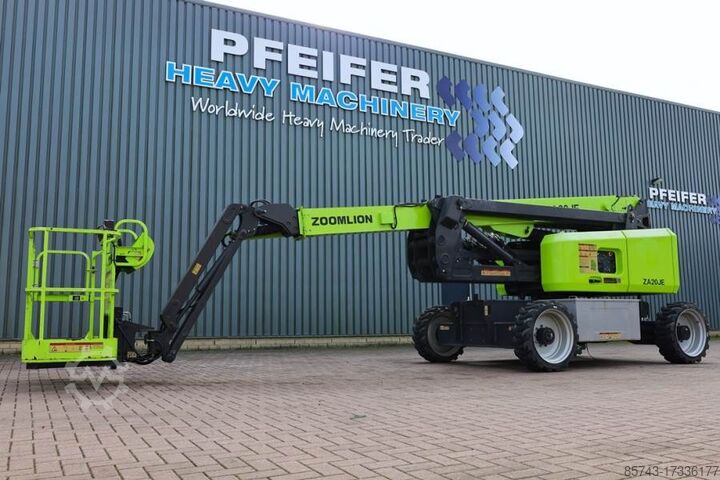 Шарнирно-телескопическая рабочая платформа Zoomlion ZA20JE Fully Electric Lithium-Powered, 4x4 Rough T