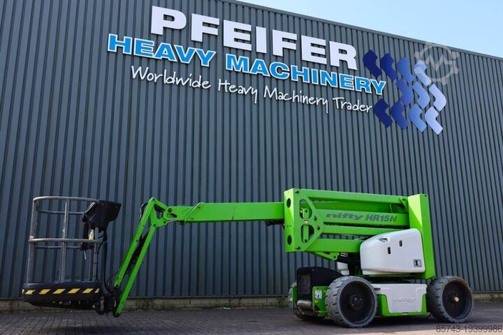 Шарнирно-телескопическая рабочая платформа Niftylift HR15N Hybrid MK3 Hybrid, 4x2 Drive, 15.5m Working